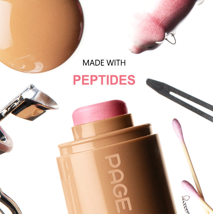 Pocket Blush Stick 6 Color Lip Cheek Water Light Stick